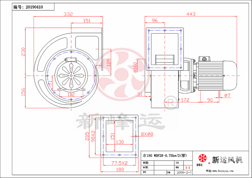 不銹鋼耐高溫風機